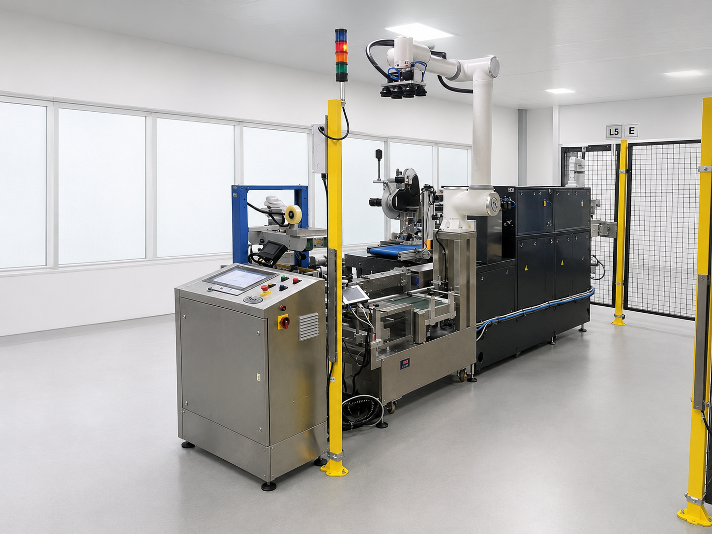 Cobot palletizing cell